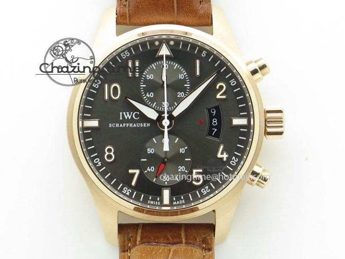 MIROTIME 0729 Efficient Portofino Chrono RG ZF 1:1 Best Edition White Dial on Brown Leather Strap A 7151